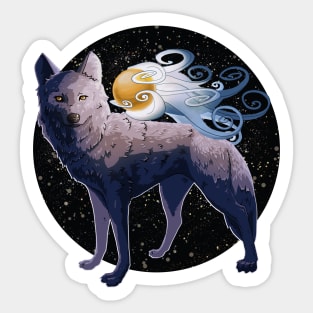 Norse Wolf Sköll Sticker